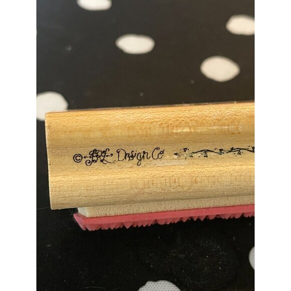 JRL Design Co Sandy Beach Wood Rubber Stamp T118 scrapbooking stamping paper art - Picture 4 of 4